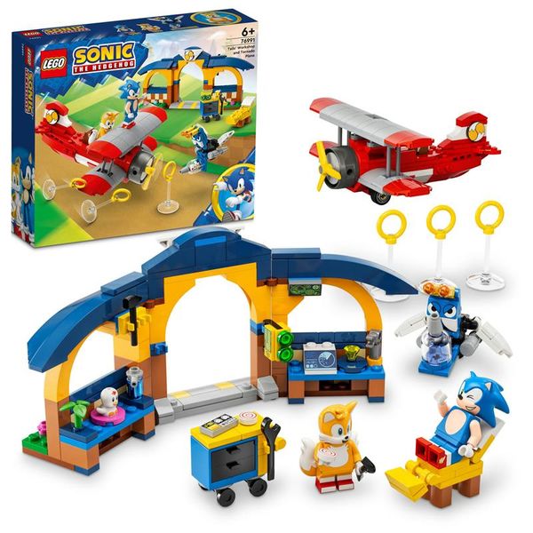 Конструктор LEGO Sonic the Hedgehog Майстерня Тейлз і літак Торнадо (76991) 76991 фото