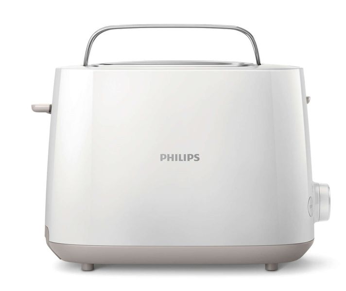 Тостер Philips Daily Collection, 830Вт, пластик, білий (HD2581/00) HD2581/00 фото