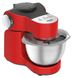 Кухонная машина Tefal Wizzo, 1000Вт, чаша-металл, корпус-металл+пластик, насадок-6, красный