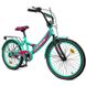 Велосипед дитячий 2-х колісний 20'' 212003 (RL7T) Like2bike Sky, бірюзовий, рама сталь, з дзвінком 212005 фото