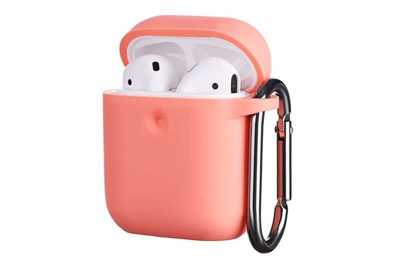 Чохол 2Е для Apple AirPods, Pure Color Silicone (3.0mm) , Rose pink 2E-AIR-PODS-IBPCS-3-RPK - Уцінка 2E-AIR-PODS-IBPCS-3-RPK фото