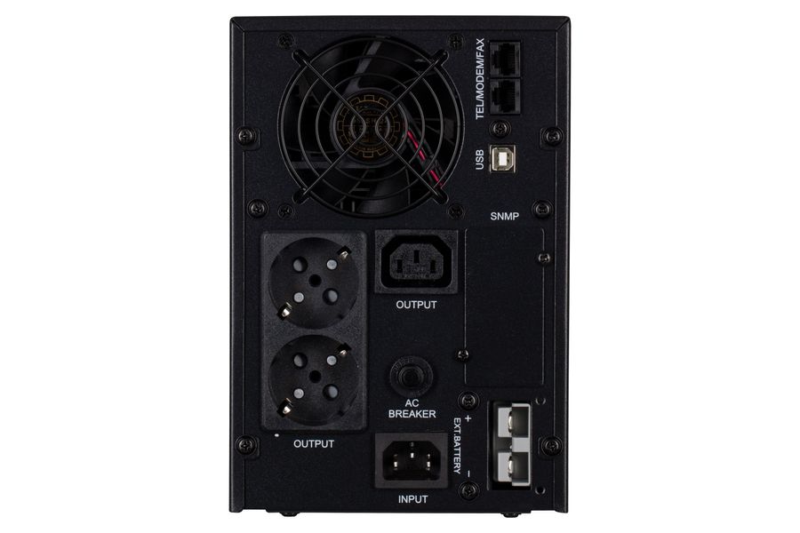 Джерело безперебійного живлення 2E PS500L, 500VA/300W, на зовнішні АКБ 12В, 2xSchuko+1xC13 (2E-PS500L) 2E-PS500L фото