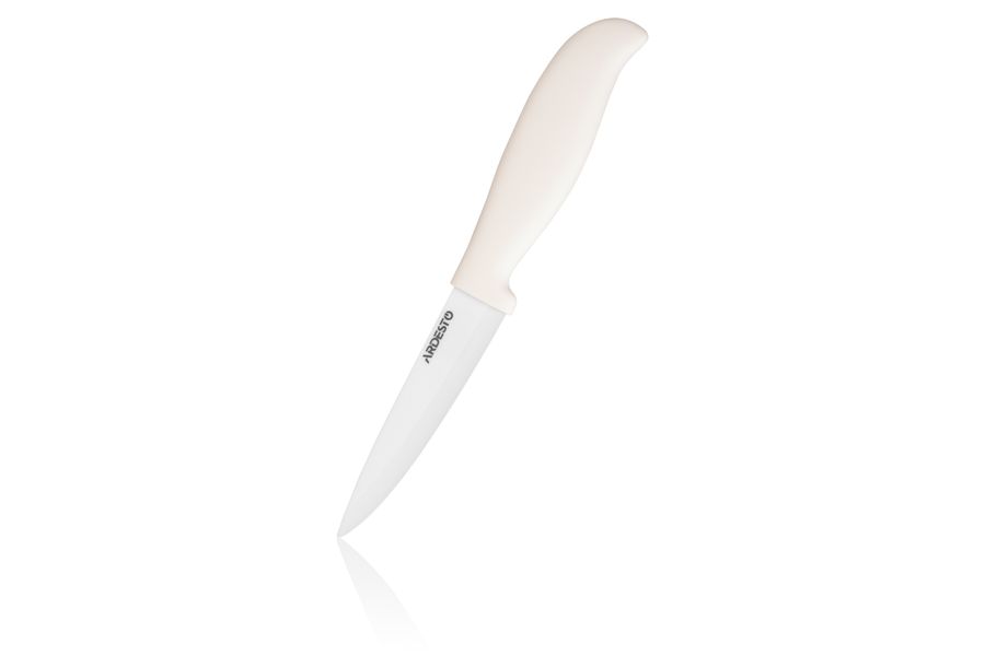 Нож керамический универсальный Ardesto Fresh 9.7 см, белый, керамика/пластик (AR2120CW) AR2120CW фото