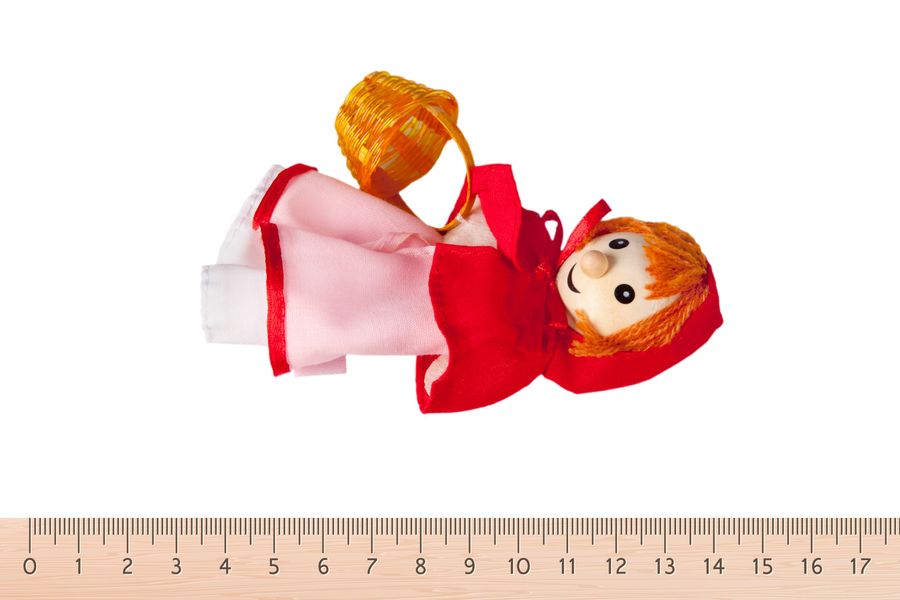 Набір ляльок для пальчикового театру-Червона шапочка Goki 51898G 51898G фото