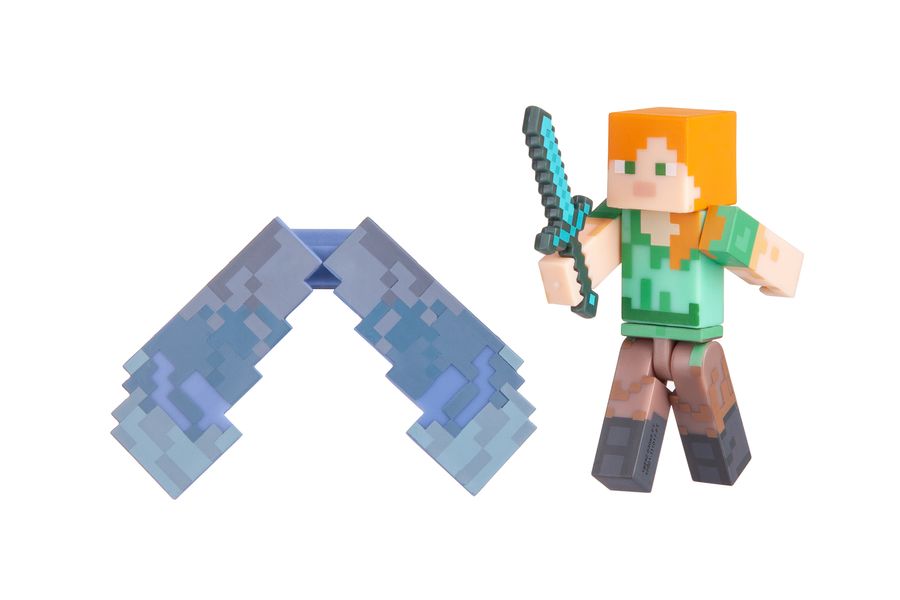 Колекційна фігурка Alex with Elytra Wings серія 4 Minecraft (16492M) 16492M фото