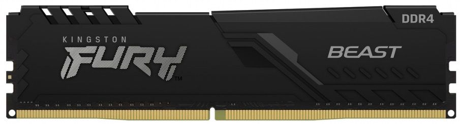 Пам'ять ПК Kingston DDR4 32GB KIT (16GBx2) 2666 FURY Beast (KF426C16BBK2/32) KF426C16BBK2/32 фото