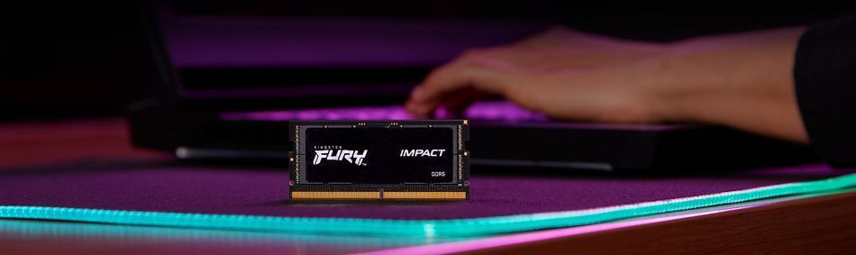 Память ноутбука Kingston DDR5 16GB 5600 FURY Impact PnP (KF556S40IB-16) KF556S40IB-16 фото