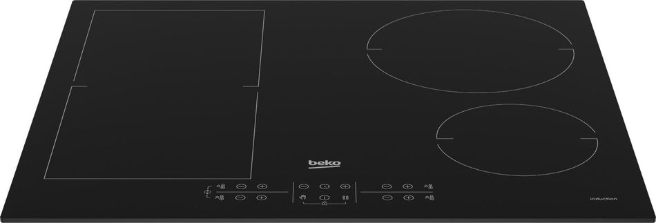 Варильна поверхня Beko індукційна, 60см, розширена зона, чорний (HII64200FMT) HII64200FMT фото