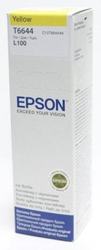Контейнер з чорнилом Epson L100/L200 yellow - Уцінка C13T66444A фото