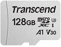 Карта пам'яті Transcend microSD 128GB C10 UHS-I R100/W40MB/s (TS128GUSD300S) TS128GUSD300S фото