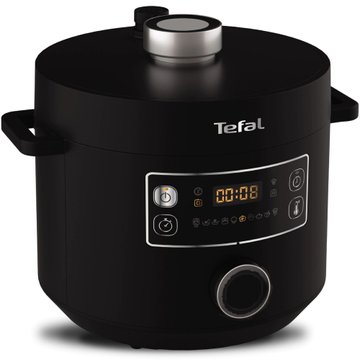 Мультиварка-скороварка Tefal Turbo Cuisine , 1000Вт, чаша-4,8л, механічне керування, пластик, чорний (CY754830) CY754830 фото