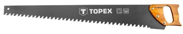 Ножовка для пеноблоков TOPEX, 800 мм, 23 зубов, твердосплавная напайка, 890 мм, чехол (10A762) 10A762 фото