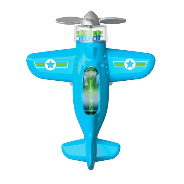 Іграшковий літак Крутись пропелер Fat Brain Toys Playviator блакитний (F2262ML) F2262ML фото