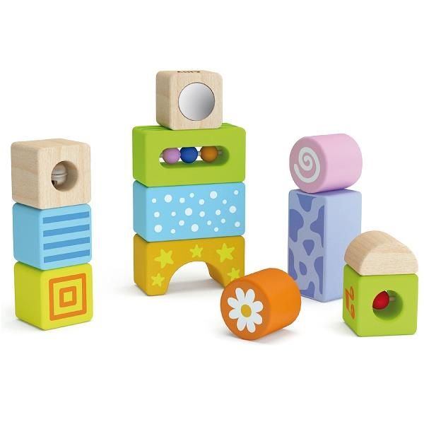 Дерев'яні кубики Viga Toys Брязкальця (50682) 50682 фото