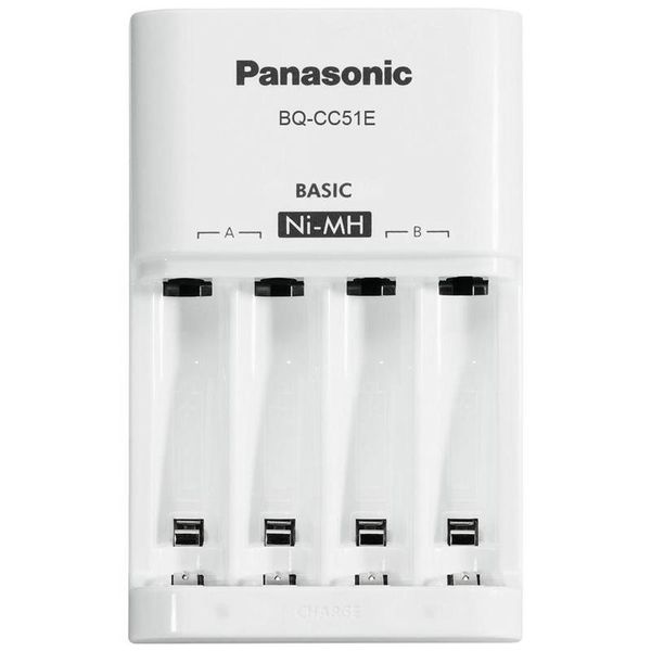 Зарядний пристрій Panasonic Basic Charger New (BQ-CC51E) BQ-CC51E фото