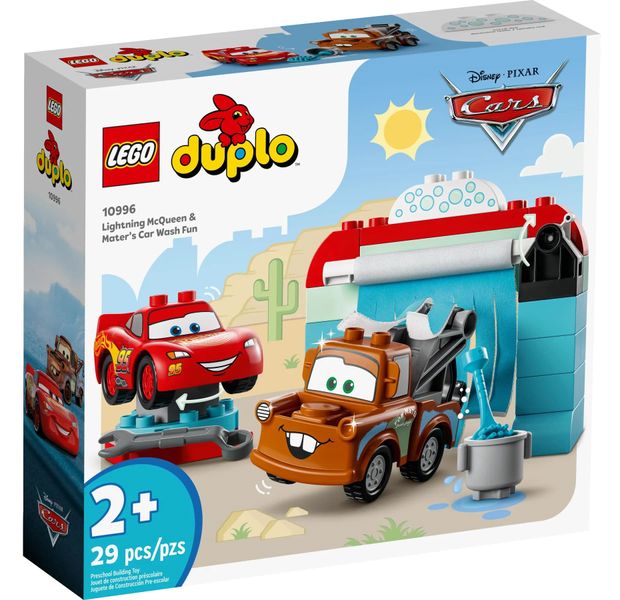 Конструктор LEGO DUPLO Disney TM Розваги Блискавки МакКвіна й Сирника на автомийці 10996- 10996- фото