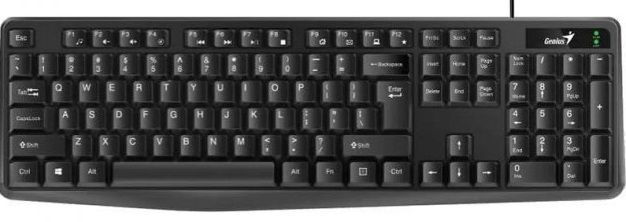 Клавіатура Genius KB-117 USB Black Ukr (31310016407) 31310016407 фото