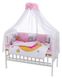 Дитяча постіль Babyroom Bortiki Print-08 pink teddy 625473 фото