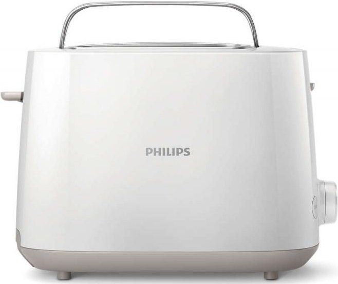 Тостер Philips Daily Collection, 830Вт, пластик, крышка от пыли, белый (HD2582/00) HD2582/00 фото