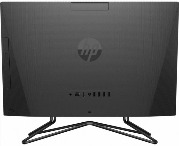 Комп'ютер персональний моноблок HP 205-G4 23.8" FHD IPS AG, AMD R5-4500U, 8GB, F512GB, UMA, WiFi, кл+м, DOS, чорний (44F87ES) 44F87ES фото