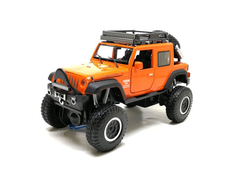 Іграшкова машинка Jeep Wrangler "АВТОПРОМ" металева (6609(Orange)) 6609(Orange) фото