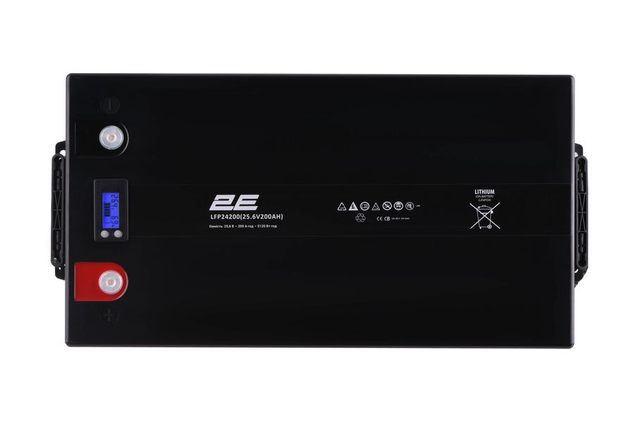 Акумуляторна батарея 2E LFP24, 24V, 200Ah, LCD 8S (2E-LFP24200-LCD) 2E-LFP24200-LCD фото