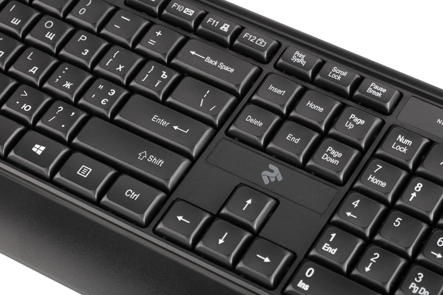 Клавіатура 2E KS130 USB Black (2E-KS130UB) 2E-KS130UB фото