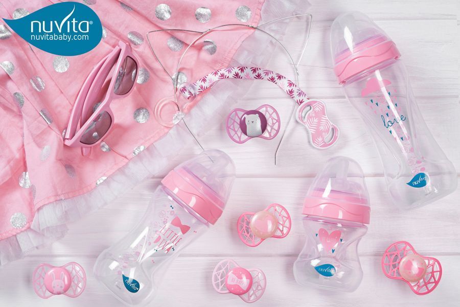 Тримач пустушки Nuvita NV6070 з кільцем темно-синій (NV6070PINKY) NV6070STRAWBERRY фото