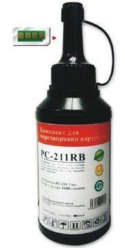 Комплект для заправки картриджа Pantum PC-230R/PC-211EV для M6500/M6500W/M6550NW/M6607NW, P2207/P2500W/P2500NW (1600стор, 1 тонер, 1чіп) Оновлений чіп 2023 (PC-211PRB) PC-211PRB фото