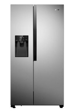 Холодильник Gorenje SBS, 179x68x91см, 2 дв., Х- 368л, М- 167л, A+, NF Plus, Інвертор, диспенсер, льодоген, Дисплей, сірий NRS9FVX NRS9FVX фото