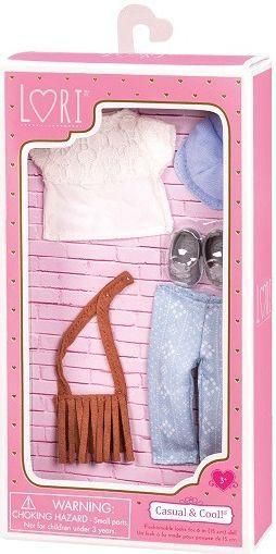 Набір одягу для ляльок LORI сумка з бахромою LO30022Z - Уцінка LO30022Z фото