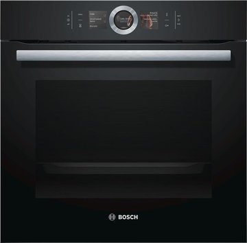 Духова шафа Bosch електрична, 71л, A+, дисплей, конвекція, чорний HBG636BB1 фото