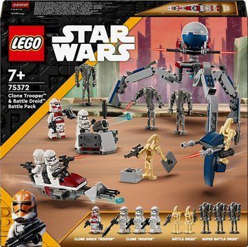 Конструктор LEGO Star Wars Клони-піхотинці й Бойовий дроїд. Бойовий набір (75372) 75372 фото