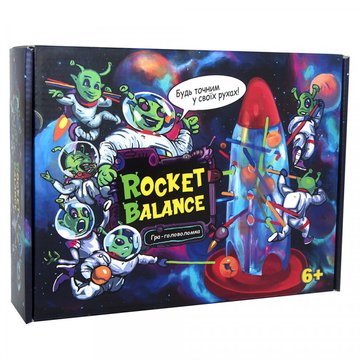 Настольная игра "Rocket Balance" (укр.) Настольная игра "Rocket Balance" Strateg (укр.) в кор-ке 24,7-18,2-5,5 см (30407) 30407 фото