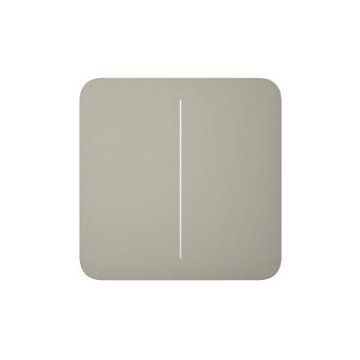 Кнопка для двухклавишного выключателя Ajax SoloButton 2-gang for LightSwitch, Jeweler, беспроводной, olive (000029838) 000029838 фото