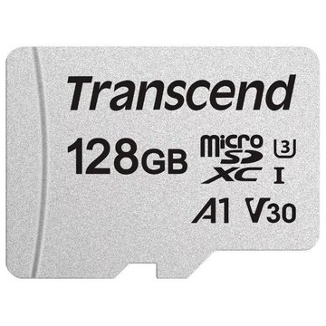 Карта памяти Transcend microSD 128GB C10 UHS-I R100/W40MB/s + SD (TS128GUSD300S-A) TS128GUSD300S-A фото