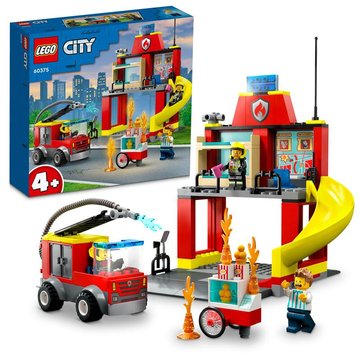 Конструктор LEGO City Пожежне депо та пожежна машина (60375) 60375 фото
