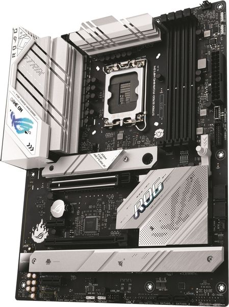 Материнcька плата ASUS ROG STRIX B760-A GAMING WIFI s1700 B760 4xDDR5 M.2 HDMI DP Wi-Fi BT ATX білий (90MB1EP0-M0EAY0) 90MB1EP0-M0EAY0 фото