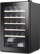 Холодильник Philco для вина, 74х43х45 холод.відд.-63л, зон - 1, бут-24, диспл, підсвітка, чорний (PW24KF)