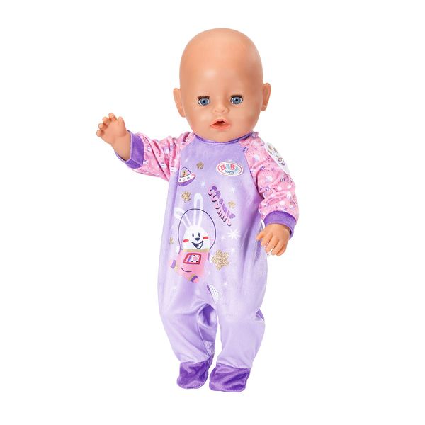 Одяг для ляльки BABY BORN серії "День Народження" - СВЯТКОВИЙ КОМБІНЕЗОН (на 43 cm, лавандовий) 831090 фото