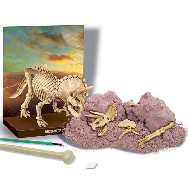 Набір для розкопок 4M Скелет трицератопса (00-03228) 00-03228 фото
