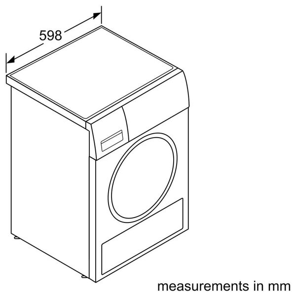Сушильная машина Bosch тепловой насос, 8кг, A++, 60см, дисплей, белый WTH85205UA (WTH83253BY) WTH83253BY фото