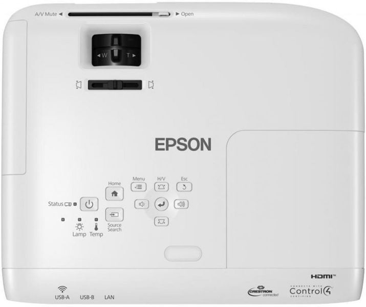 Проектор Epson EB-W49 WXGA, 3800 lm, 1.3-1.56 (V11H983040) V11H983040 фото