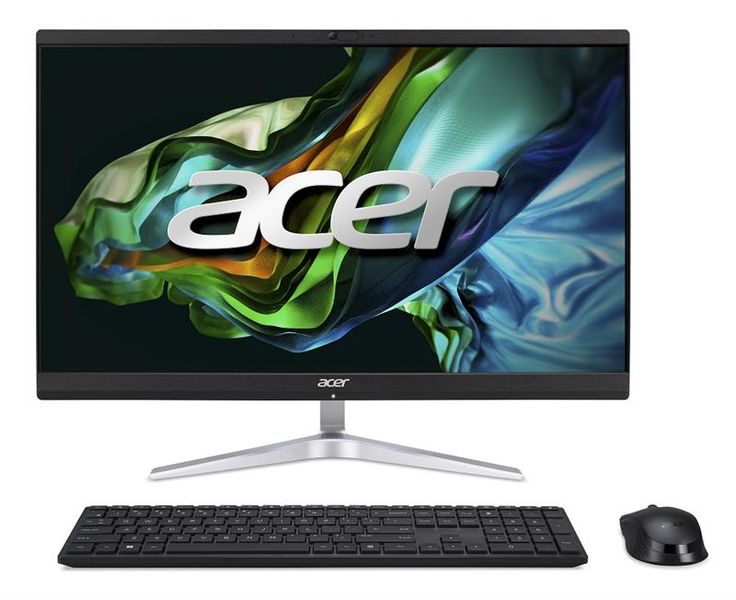 Персональный компьютер моноблок Acer Aspire C24-1851 23.8" FHD, Intel i7-1360P, 32GB, F1TB, UMA, WiFi, кл+м, без ОС, черный DQ.BKNME.005 фото