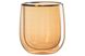 Набір чашок Ardesto Golden Moon з подвійними стінками , 250 мл, H 9,5 см, 2 од., боросилікатне скло (AR2625GG)