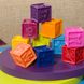 Розвиваючі силіконові кубики - ПОЛІЧАЙ-КА! (10 кубиків, у сумочці) BX1002Z - Уцінка