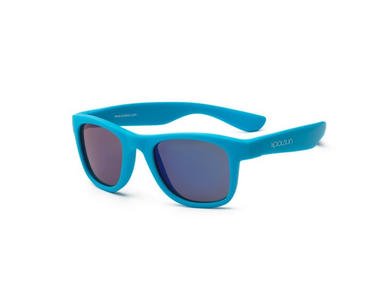 Детские солнцезащитные очки Koolsun неоново-голубые серии Wave (Размер: 1+) (WANB001) KS-WABA001 фото