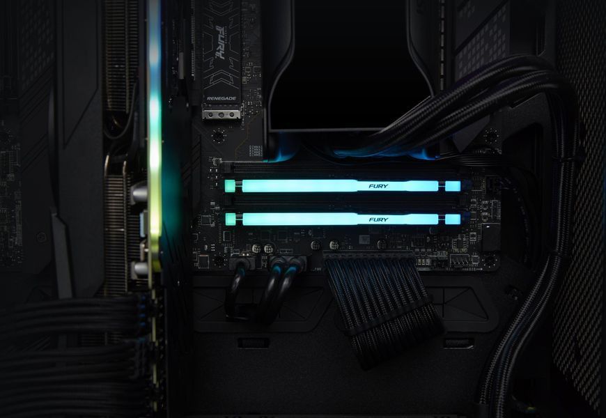 Пам'ять ПК Kingston DDR5 8GB 5600 FURY Beast Black (KF556C40BB-8) KF556C40BB-8 фото