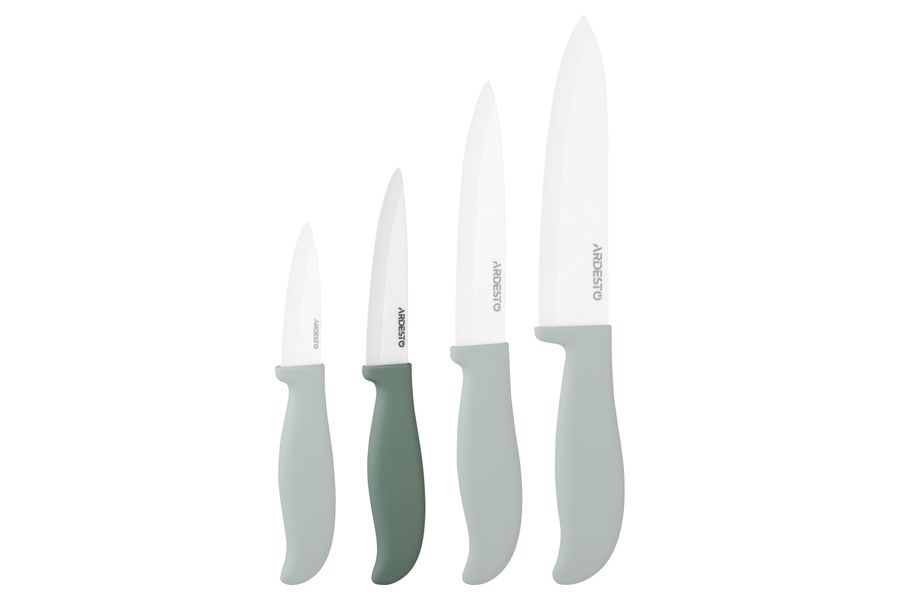 Нож керамический универсальный Ardesto Fresh 9.7 см, зеленый, керамика/пластик (AR2120CZ) AR2120CZ фото