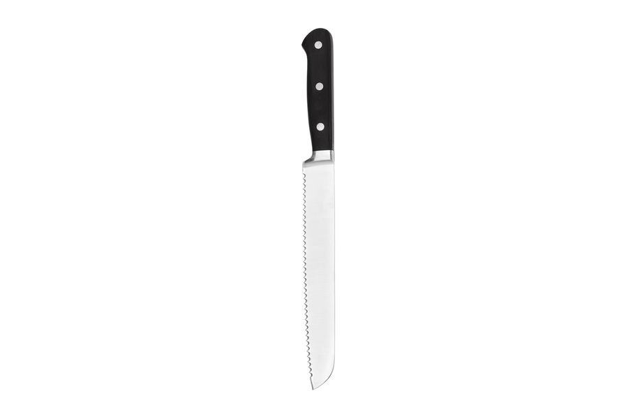 Кухонний ніж для хліба Ardesto Black Mars 20,3 см, чорний, нерж.сталь, дерево AR2033SW фото